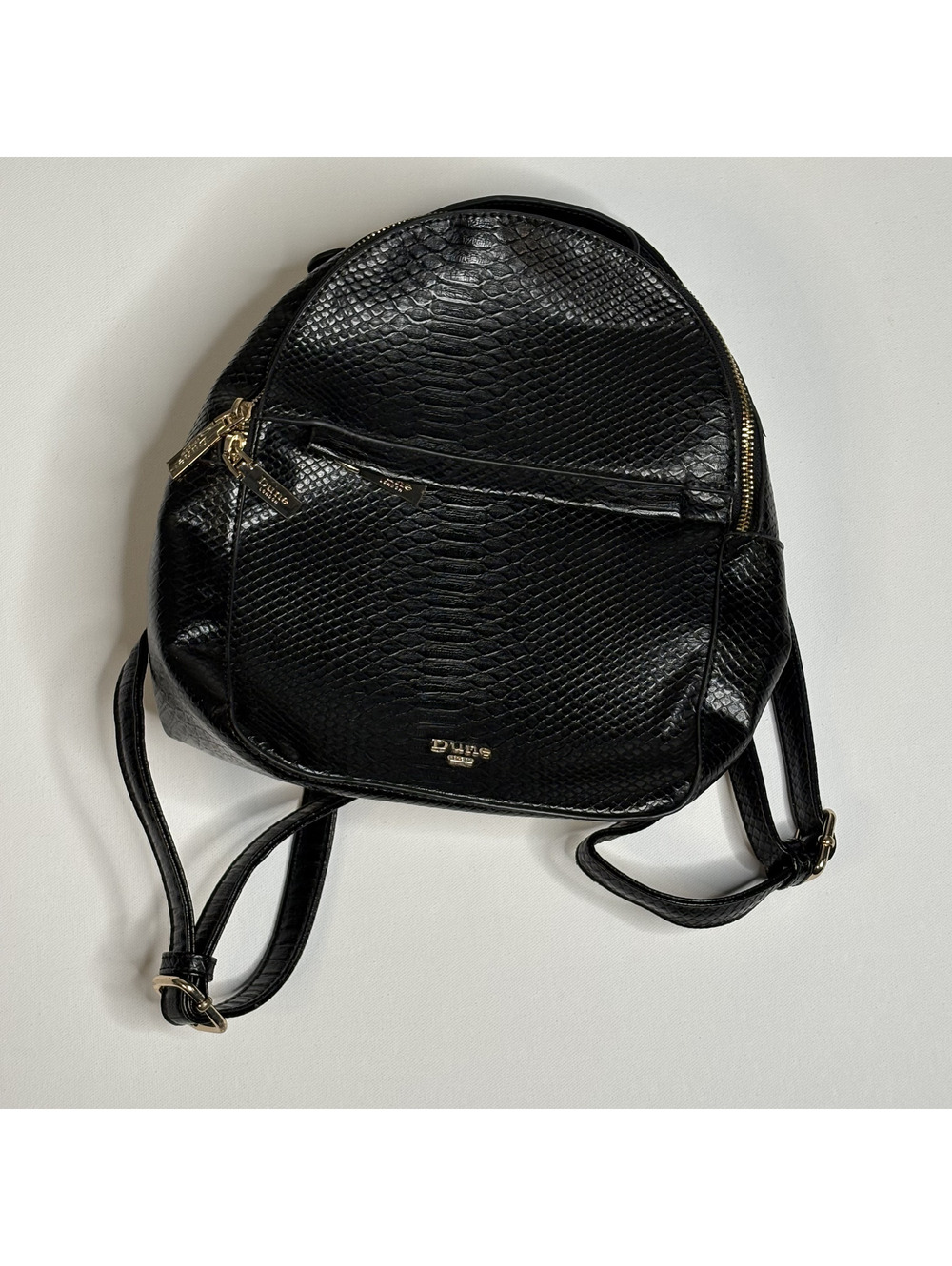 Dune London Textured Leather Mini Backpack